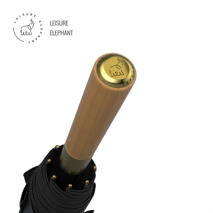 Wood Handle Umbrella Mens