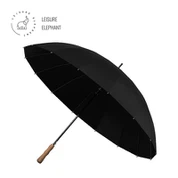 Herren-Regenschirm mit Holzgriff